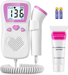 Fetal Heart Rate Monitor Home Pregnancy Baby Fetal Sound Heart Rate Detector - Picture 1 of 8