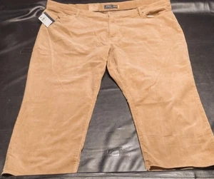 Brand New Polo Ralph Lauren Corduroy Pants Men's 56Bx30 Classic Fit Stretch Brwn - Picture 1 of 6