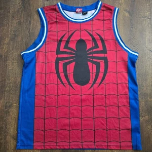 Marvel Spider-Man Mad Engine Basketball Jersey Tank Top XL Mens - Picture 1 of 9
