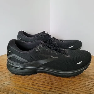 Zapato para correr Brooks Ghost 15 para hombre negro/negro/ébano talla 14 D *1103931D020 - Imagen 1 de 11