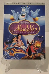 Disney Aladdin Platinum Edition DVD 2004 2-Disc Set Special Edition With Slip  - Picture 1 of 7