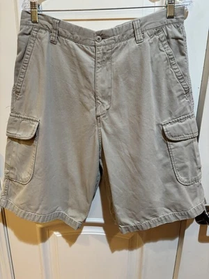 Pantalones Cortos de Carga Dockers Para Hombres Caqui Múltiples Bolsillos Algodón Informales W34 Foto 1 de 4