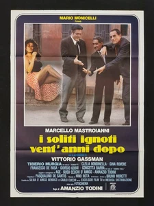 DIE ÜBLICHEN UNBEKANNTEN ZWANZIG JAHRE DANACH Plakat Poster Mastroianni Vittorio Gassman 113 - Bild 1 von 1