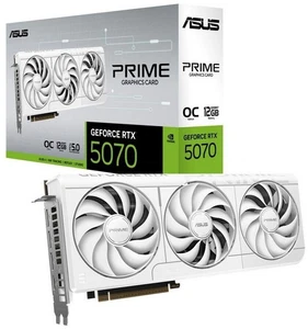 Grafikkarte ASUS Prime GeForce RTX 5070 OC White - 12GB GDDR7, HDMI, 3x DP - Bild 1 von 1