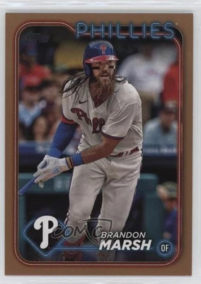 2024 Topps Series 1 Gold /2024 Brandon Marsh #71 - Image 1 of 2