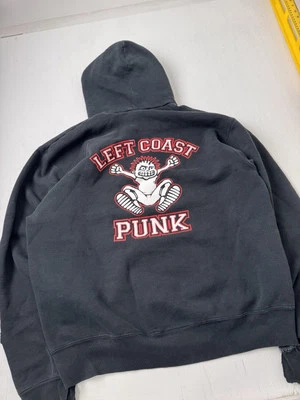 Moletom com capuz vintage anos 90 MXPX Left Coast Punk promocional soletrar GG - Imagem 1 de 4
