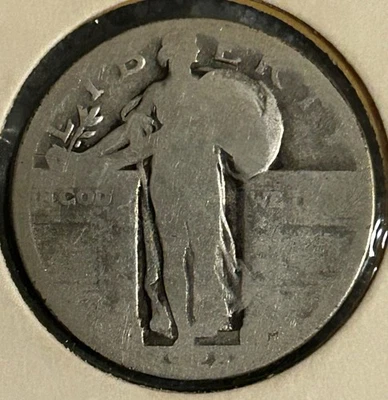 1928 P STANDING LIBERTY QUARTER, CIRCULATED, UNGRADED - Image 1 of 3