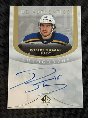 ROBERT THOMAS 2023-24 SP Authentic AUTO UD Authentics #UDA-RT Autographs SP Blue - Image 1 of 2