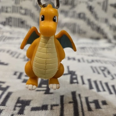 Dragonite Pokemon Keychain Figure Toy Backpack Luggage Tag Burger King Vintage - Image 1 of 4