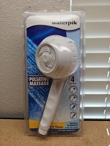 Waterpik Handheld Shower Massage 4 Spray Settings White SM-451 New 2005 (B1) - Picture 1 of 8