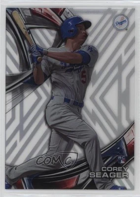 2016 Topps High Tek Pattern 4 Arrow/Peak Corey Seager #HT-CSE Rookie RC - Image 1 of 2