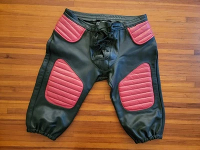 MR S LEATHER SF SHORTS PANTS PAD SAN FRANCISCO FETISH KINK GAY FOLSOM MEDIUM M - Image 1 of 4