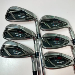 TaylorMade M4 Iron Set 5-PW 6pcs Steel Shaft Regular RH Japan Golf Club Good - Picture 1 of 10