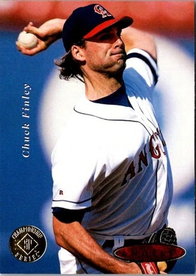 1995 SP Chuck Finley #132 California Angels Baseball Card - Image 1 of 2
