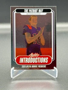 2024 Panini Absolute Football - Drake Maye Rookie RC Introductions Patriot Way - Bild 1 von 2