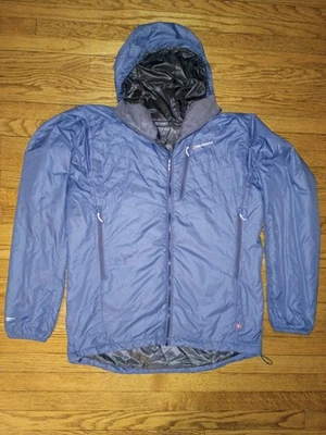 Chaqueta con capucha Montane Prism para hombre LG azul/gris Foto 1 de 4