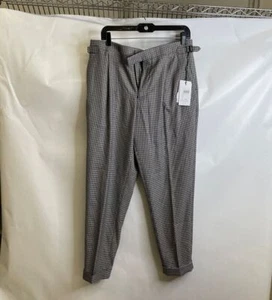 REISS Slim Fit Puppytooth Adjuster Trousers Men's Size 32 Grey - Picture 1 of 7