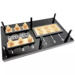 SMD 3 Slot ANL Fuse & Distribution Block with 100% Oxygen-free Copper Hardware - Picture 1 of 1