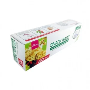 60 Sheets BPA Free W4.3 in x L6.5 in Resealable Snack Bag - Picture 1 of 6