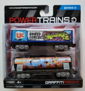 TRENES ELÉCTRICOS Serie 2: GRAFFITI FLETE (paquete de 2 vagones de tren) - Imagen 1 de 2