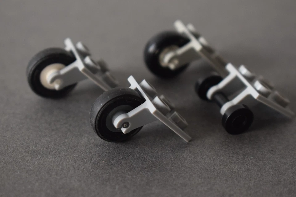 Lego 2415 65630 2496 Wheels Landing Gear Airplane Wheels Pack of 1 - Image 1 of 1