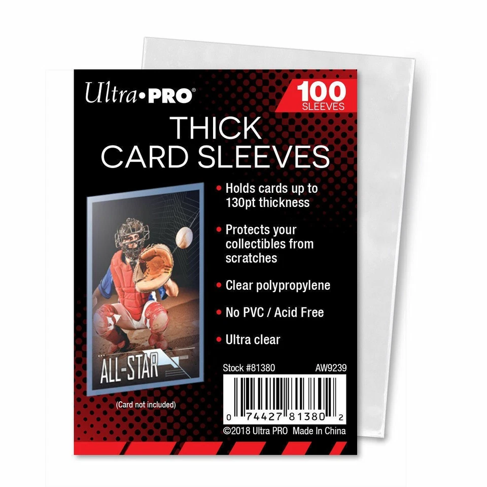 Ultra Pro Thick Card Penny Sleeves  130pt Cards Free Post - image 1 of 1