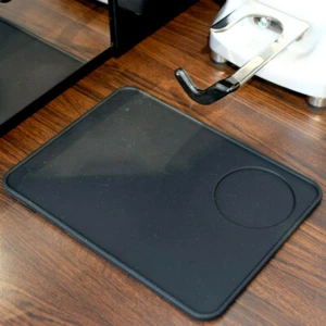 Espresso Coffee Tamping/Tamper Mat BLACK Food Grade Silicone Rubber 200x150mm - Picture 1 of 6