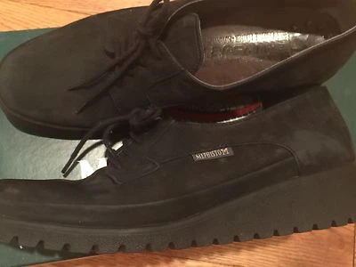 NUEVO EN CAJA Mephisto Mujer Kinny COMFORT Cuña Cuero Nobuck Negro EE. UU. 6,5 M UE 4 Foto 1 de 4