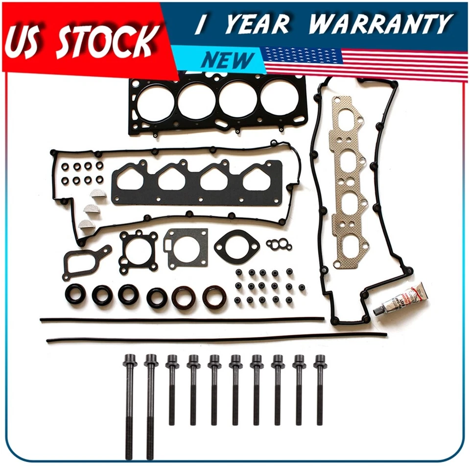 ?Head Gasket Set Head Bolts For Hyundai Elantra Tucson Fits Kia Soul 2.0L DOHC - Image 1 of 4
