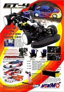 Yokomo GT-4 RC Touring Car Print Ad Wall Art Decor Ephemera Off-Road - Picture 1 of 1