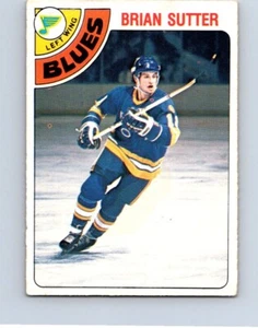 VINTAGE HOCKEY CARD O-PEE-CHEE 1978 ST.LOUIS BLUES BRIAN SUTTER ROOKIE NO303   - Picture 1 of 2