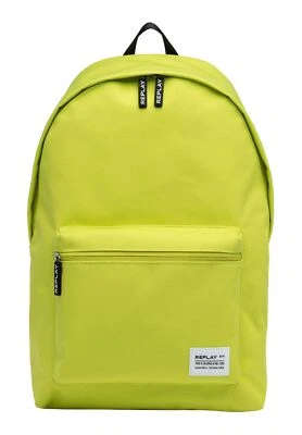 REPLAY Backpack Rucksack Rucksack LT Yellow Green neongelb schwarz Neu - Bild 1 von 3