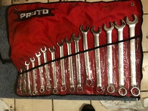Proto 14pc Combination Wrench Set 1/4"-1 1/4" - Picture 1 of 8