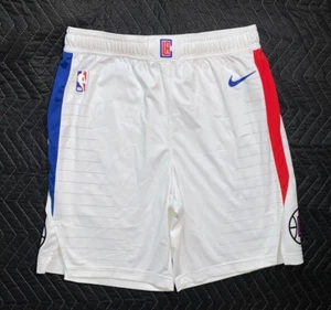 Nike Authentic LA Clippers NBA Team Issued Game Used Basketball Shorts Mens 38 L - Picture 1 of 22
