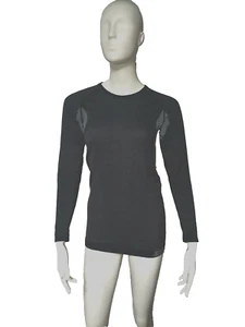 Jeton, Damen Thermo Unterhemd, Shirt  warm langarm, Dunkelgrau, 44/46 NEU - Bild 1 von 4