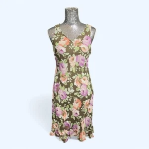 Vestido de hadas de seda vintage Y2K Cottagecore para mujer 8P festival vacaciones de primavera - Imagen 1 de 9