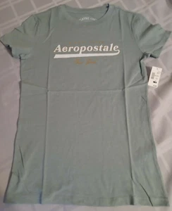 Aeropostale Women's Classic Crew T-shirt/Medium Green/Size M/NWT - Picture 1 of 5