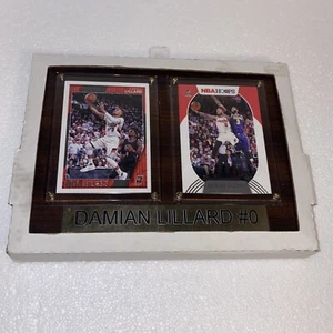 Damian Lillard #0 Double Sports Card Plaque 8” X 6” NBA Hoops Portland Blazers - Picture 1 of 8
