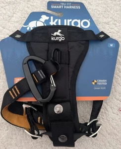 Kurgo Dog Harness ,Nylon, Adjustable ,Strong ,Washable ,Durable, BLACK - Medium. - Picture 1 of 2