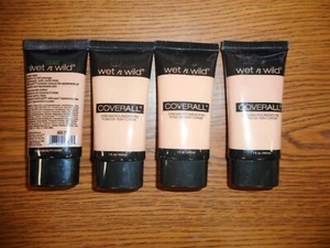 LOT OF 4 WET N WILD COVERALL CREAM FOUNDATION 858 TAN *SEALED* 1.0oz EACH - Picture 1 of 1