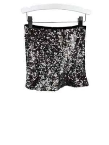 GB Girls Gianni Bini, Girls' Sequin Mini Skirt, Gold, Size 6 - Picture 1 of 3
