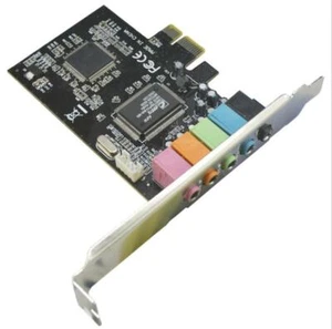 PCI-E Express Full Duplex 5.1ch CMI8738 Audio Sound Card w/Low Profile Bracket - Picture 1 of 1