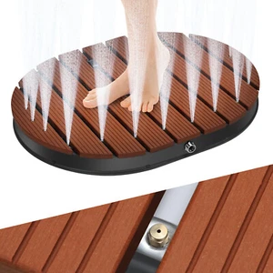 Gartendusche Bodendusche bis 4m Sauna-Pooldusche Outdoordusche HolzOptik Shower - Bild 1 von 9