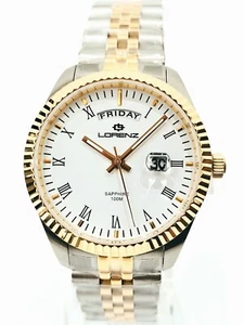OROLOGIO LORENZ GINEVRA DA UOMO 030119BB BICOLORE - Imagen 1 de 12