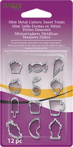 Mini cortadores de metal Sculpey golosinas dulces, 12 piezas - Imagen 1 de 1