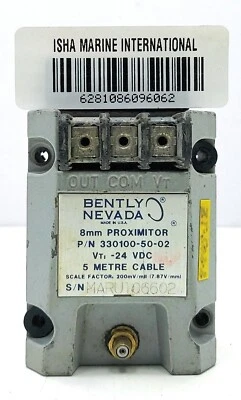 Bently Nevada 330100-50-02 Proximitor Sensor 6062 - Image 1 of 4
