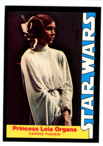 1977 Star Wars Wonder Bread Princess Leia Organa #3 Nm/Mint High Grade