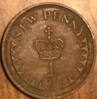 1971 UK GB GREAT BRITAIN 1/2 NEW PENNY COIN