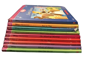 DISNEY PRINCESS COLLECTION MORALS VALUES SCHOLASTIC 9 Hardcover CONTEMPORARY - Imagen 1 de 9