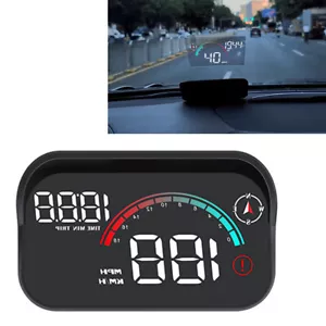 Speedometer GPS HUD On-board Computer Gadgets Intelligent Time Compass For Cars - Picture 1 of 18